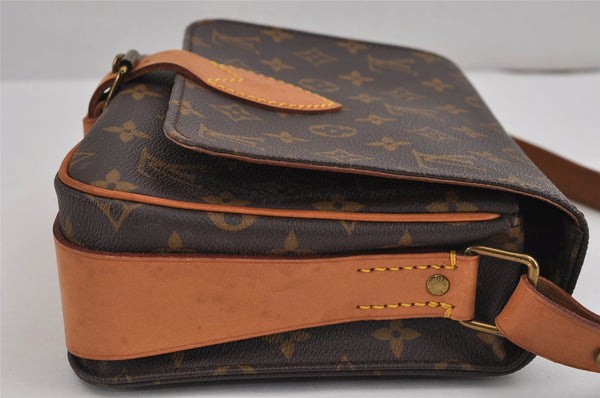 Authentic Louis Vuitton Monogram Cartouchiere MM M51253 Shoulder Cross Bag 2992J