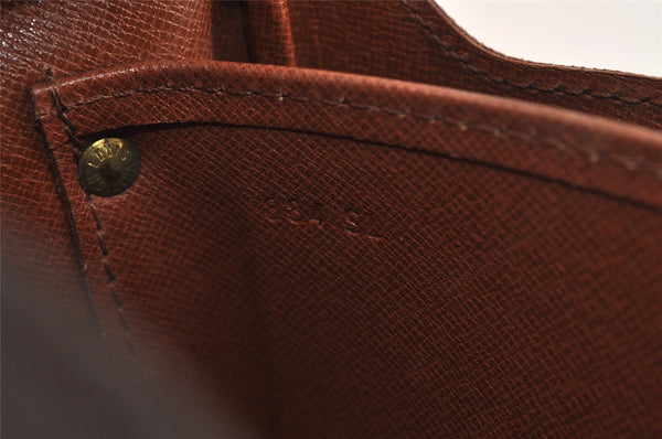 Authentic Louis Vuitton Monogram Cartouchiere MM M51253 Shoulder Cross Bag 2992J