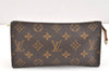 Authentic Louis Vuitton Monogram Pouch For Bucket GM LV Junk 2992K