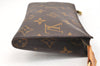Authentic Louis Vuitton Monogram Pouch For Bucket GM LV Junk 2992K