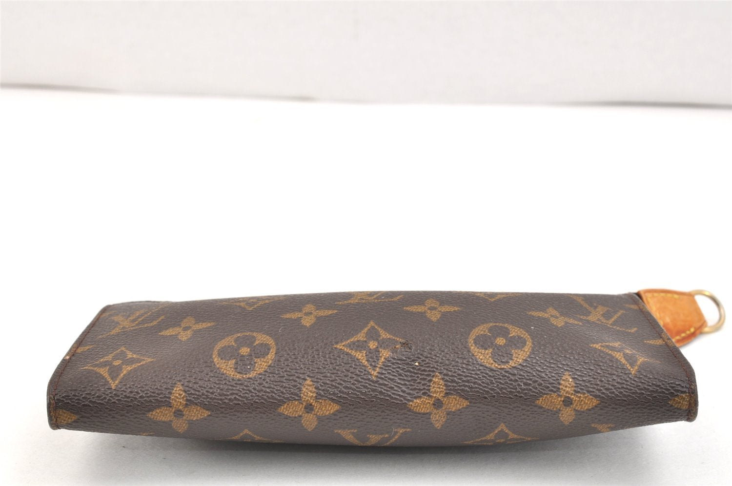 Authentic Louis Vuitton Monogram Pouch For Bucket GM LV Junk 2992K