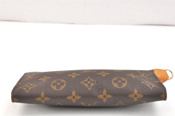 Authentic Louis Vuitton Monogram Pouch For Bucket GM LV Junk 2992K
