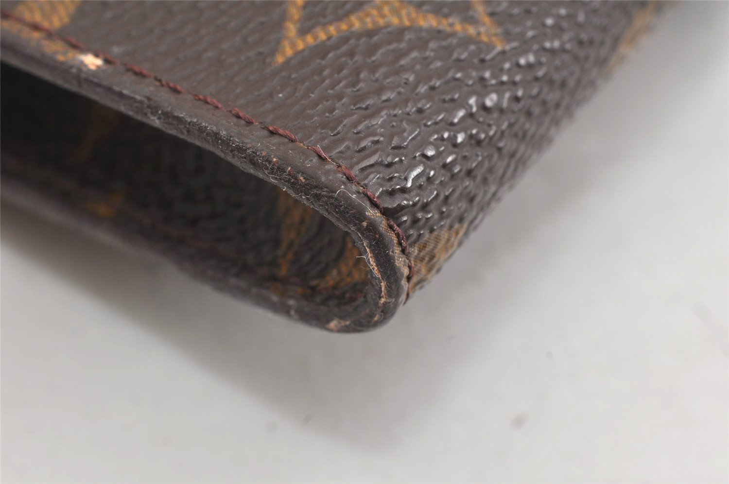 Authentic Louis Vuitton Monogram Pouch For Bucket GM LV Junk 2992K