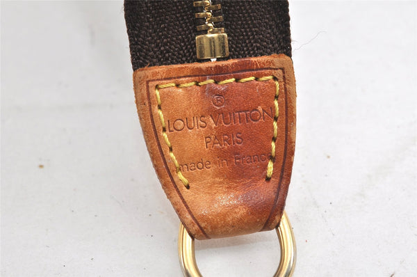 Authentic Louis Vuitton Monogram Pouch For Bucket GM LV Junk 2992K