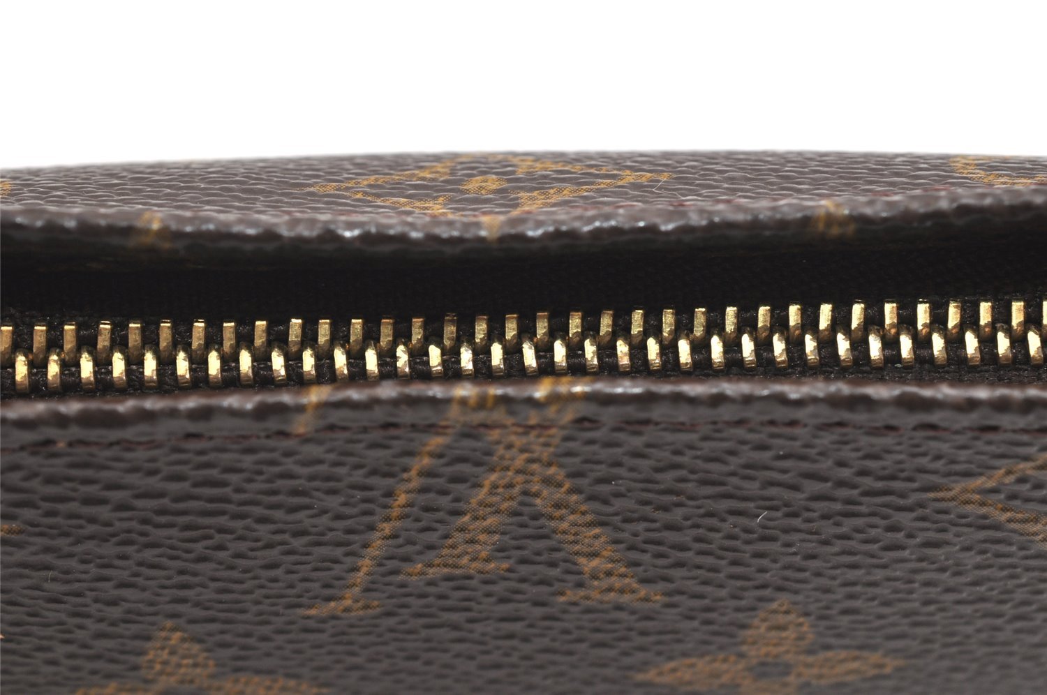 Authentic Louis Vuitton Monogram Pouch For Bucket GM LV Junk 2992K