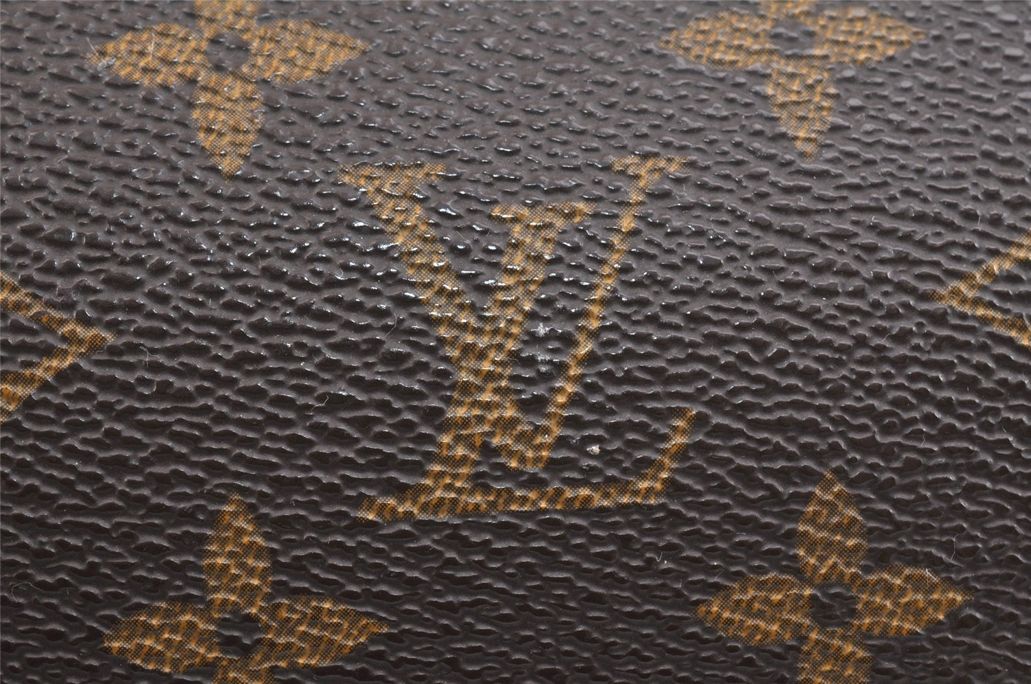 Authentic Louis Vuitton Monogram Pouch For Bucket GM LV Junk 2992K