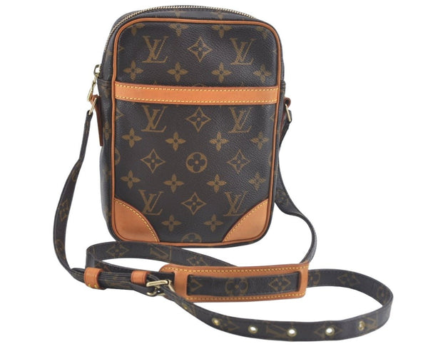 Authentic Louis Vuitton Monogram Danube Shoulder Cross Body Bag M45266 LV 2993J