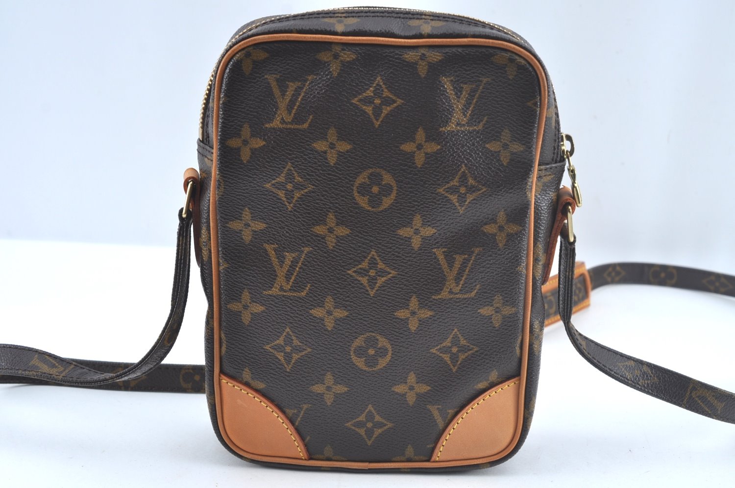 Authentic Louis Vuitton Monogram Danube Shoulder Cross Body Bag M45266 LV 2993J