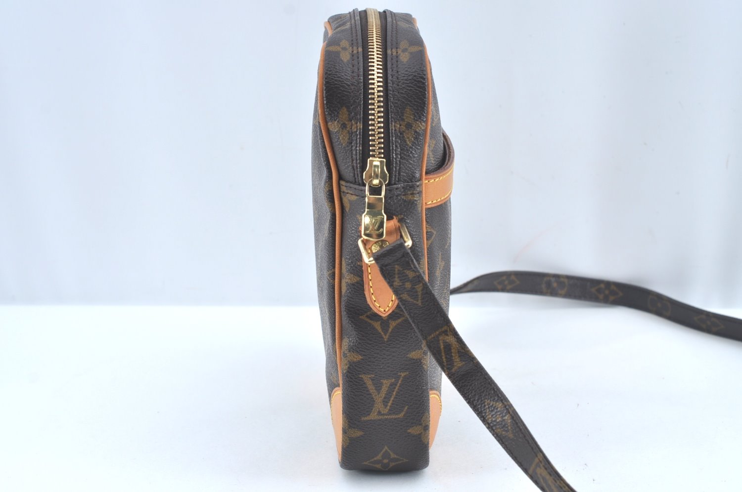 Authentic Louis Vuitton Monogram Danube Shoulder Cross Body Bag M45266 LV 2993J