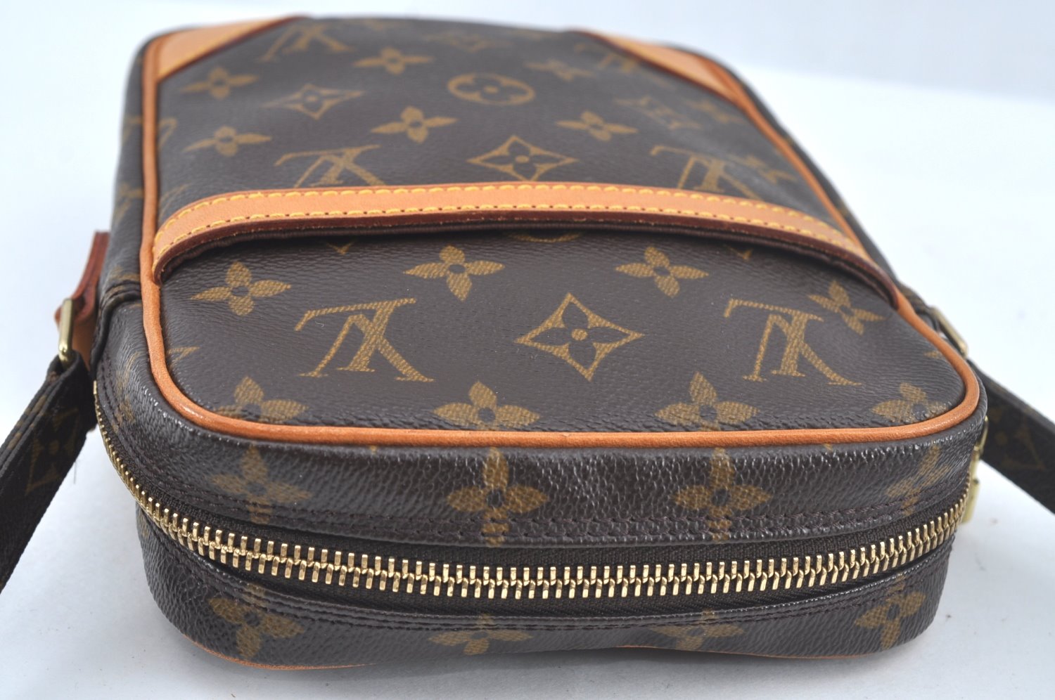 Authentic Louis Vuitton Monogram Danube Shoulder Cross Body Bag M45266 LV 2993J