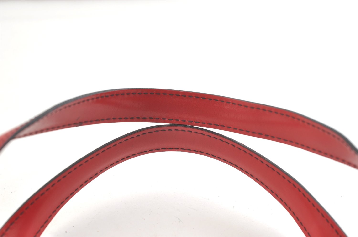 Auth Louis Vuitton Epi Varenne Hand Bag Bi-color Black x Red M52387 LV 2993K