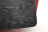 Auth Louis Vuitton Epi Varenne Hand Bag Bi-color Black x Red M52387 LV 2993K