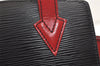 Auth Louis Vuitton Epi Varenne Hand Bag Bi-color Black x Red M52387 LV 2993K