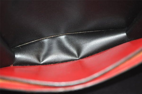 Auth Louis Vuitton Epi Varenne Hand Bag Bi-color Black x Red M52387 LV 2993K