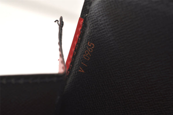 Auth Louis Vuitton Epi Varenne Hand Bag Bi-color Black x Red M52387 LV 2993K