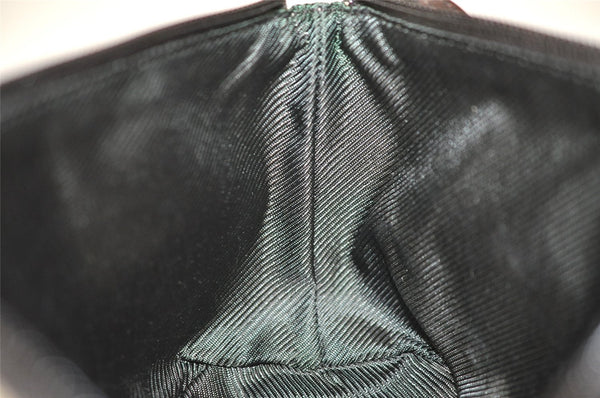 Authentic GUCCI Vintage Hand Bag Pouch Purse GG Canvas Leather 07198 Brown 2994J