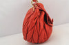 Authentic MIU MIU Matelasse Leather 2Way Shoulder Hand Bag Purse Red 2994K