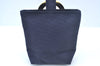 Authentic CELINE Vintage Mini Hand Bag Pouch Purse Nylon Navy 2995J