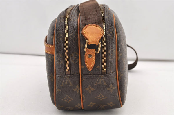 Authentic Louis Vuitton Monogram Reporter PM Shoulder Cross Bag M45254 LV 2996J