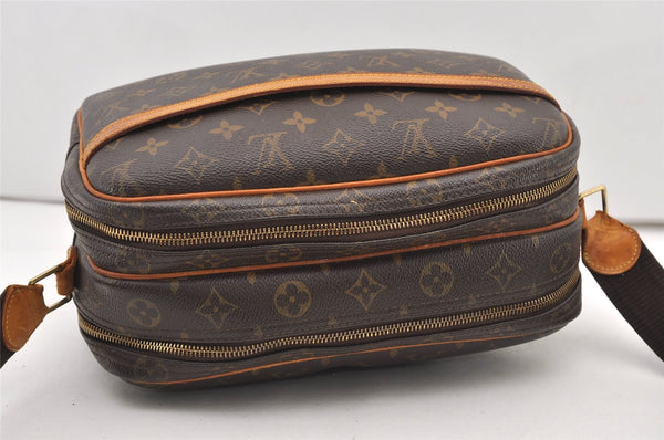 Authentic Louis Vuitton Monogram Reporter PM Shoulder Cross Bag M45254 LV 2996J
