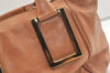 Authentic Chloe Ethel 2Way Shoulder Cross Body Hand Bag Leather Beige 2996K