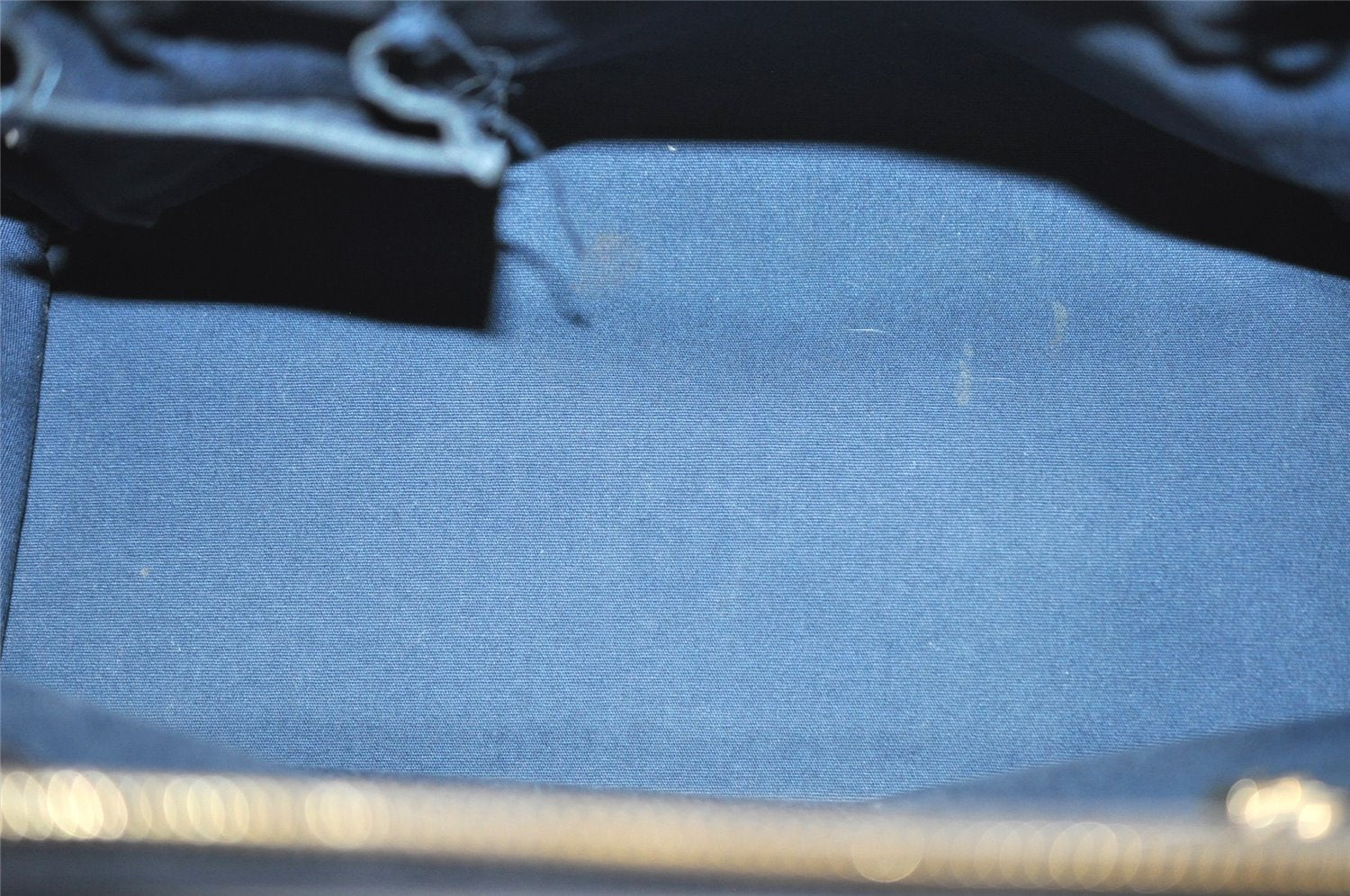 Auth Louis Vuitton Monogram Mini Josephine PM Hand Bag Dark Blue M92414 LV 2997I