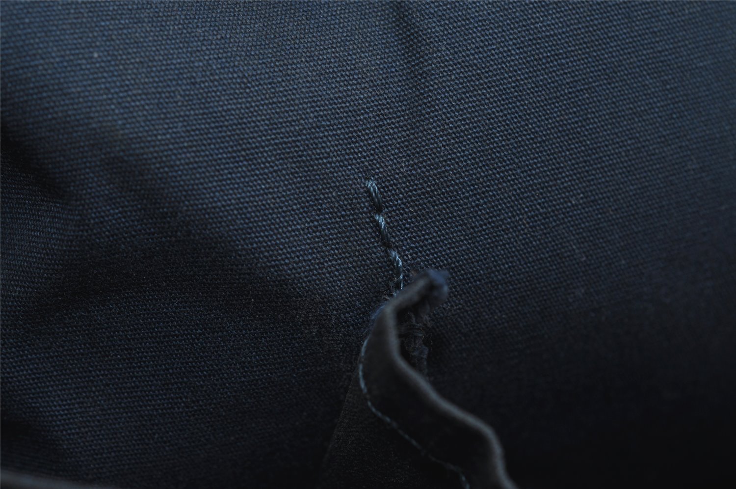 Auth Louis Vuitton Monogram Mini Josephine PM Hand Bag Dark Blue M92414 LV 2997I