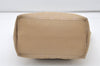 Authentic GUCCI Vintage Shoulder Tote Bag GG Canvas Leather 31244 Beige 2997J