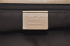 Authentic GUCCI Vintage Shoulder Tote Bag GG Canvas Leather 31244 Beige 2997J