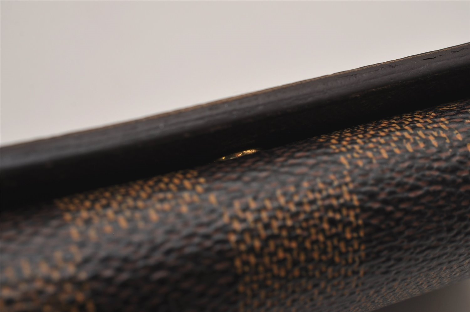 Auth Louis Vuitton Damier Porte Monnaie Billets Tresor N61736 Wallet Junk 2998J