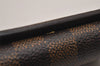 Auth Louis Vuitton Damier Porte Monnaie Billets Tresor N61736 Wallet Junk 2998J