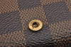 Auth Louis Vuitton Damier Porte Monnaie Billets Tresor N61736 Wallet Junk 2998J