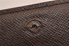 Auth Louis Vuitton Damier Porte Monnaie Billets Tresor N61736 Wallet Junk 2998J