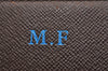 Auth Louis Vuitton Damier Porte Monnaie Billets Tresor N61736 Wallet Junk 2998J