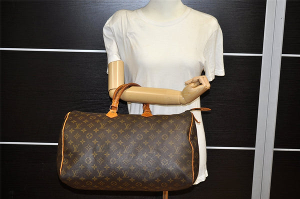 Authentic Louis Vuitton Monogram Speedy 40 Hand Boston Bag M41522 LV 2998K