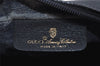 Authentic GUCCI Sherry Line Micro GG Shoulder Bag PVC Leather Navy Junk 2999I