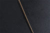 Authentic Christian Dior Gold Tone Chain Rhinestone Pendant Necklace CD 2999J