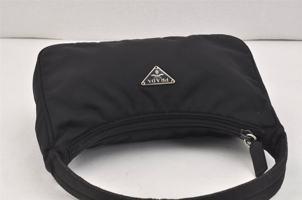 Authentic PRADA Nylon Tessuto Vintage Hand Bag Purse Black 2999K