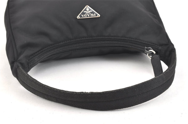 Authentic PRADA Nylon Tessuto Vintage Hand Bag Purse Black 2999K