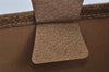 Authentic GUCCI Web Sherry Line GG Plus Tote Bag PVC Leather Brown 3001I