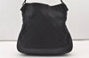 Authentic GUCCI Bamboo 2way Hand Bag GG Canvas Leather 0014095 Black 3001J