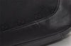 Authentic GUCCI Bamboo 2way Hand Bag GG Canvas Leather 0014095 Black 3001J