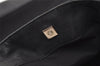 Authentic GUCCI Bamboo 2way Hand Bag GG Canvas Leather 0014095 Black 3001J