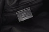 Authentic GUCCI Bamboo 2way Hand Bag GG Canvas Leather 0014095 Black 3001J