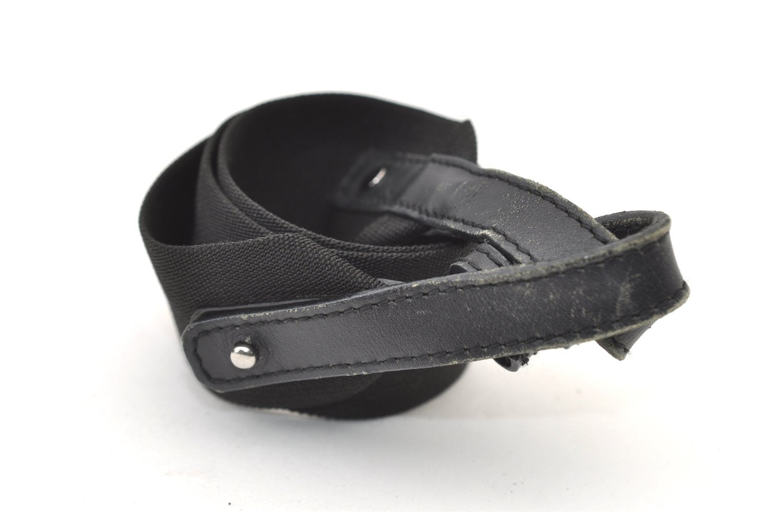 Authentic GUCCI Bamboo 2way Hand Bag GG Canvas Leather 0014095 Black 3001J