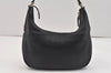 Authentic GUCCI Charmy Shoulder Hand Bag Purse Leather 154395 Black 3001K