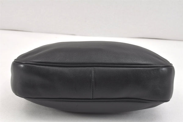 Authentic GUCCI Charmy Shoulder Hand Bag Purse Leather 154395 Black 3001K