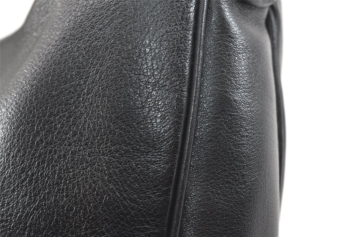 Authentic GUCCI Charmy Shoulder Hand Bag Purse Leather 154395 Black 3001K