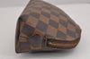 Authentic Louis Vuitton Damier Pochette Cosmetic PM Pouch N47516 LV 3002J