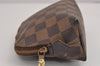 Authentic Louis Vuitton Damier Pochette Cosmetic PM Pouch N47516 LV 3002J